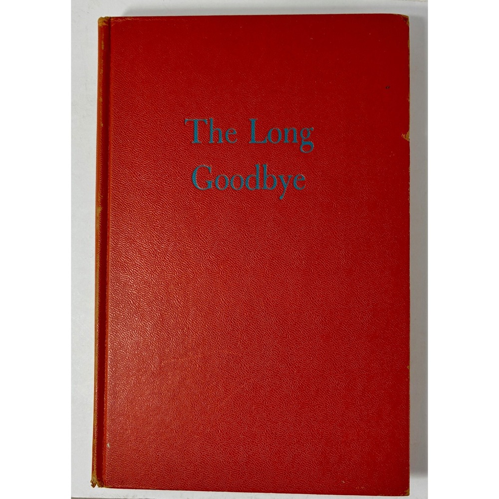 The Long Goodbye Raymond Chandler 1954 First US Edition Hardcover Red Noir Book